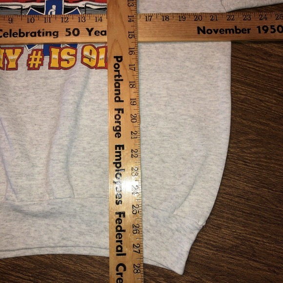 VTG EMT FIRE FIRST RESPONDER Crew Neck Sweatshirt - Picture 3 of 11